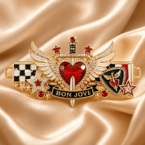BJV Elegant Gold Hair Clip For Women TMH