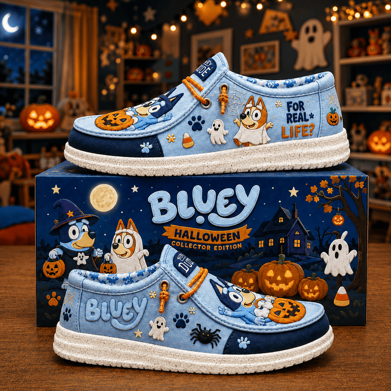 Premium BLU Loafer Shoes TMH